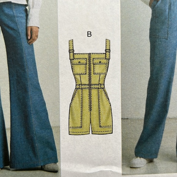 McCall Sewing Pattern - Overalls and Top M8008 - Picture 7 of 8